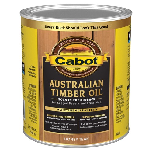 Cabot australian timber - timber, oil